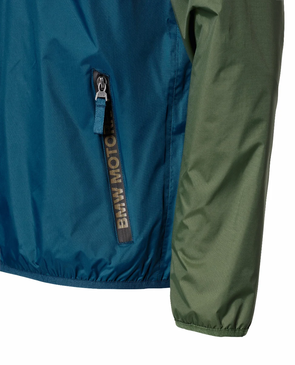 BMW Motorrad Jacke Rain Herren oliv/blau