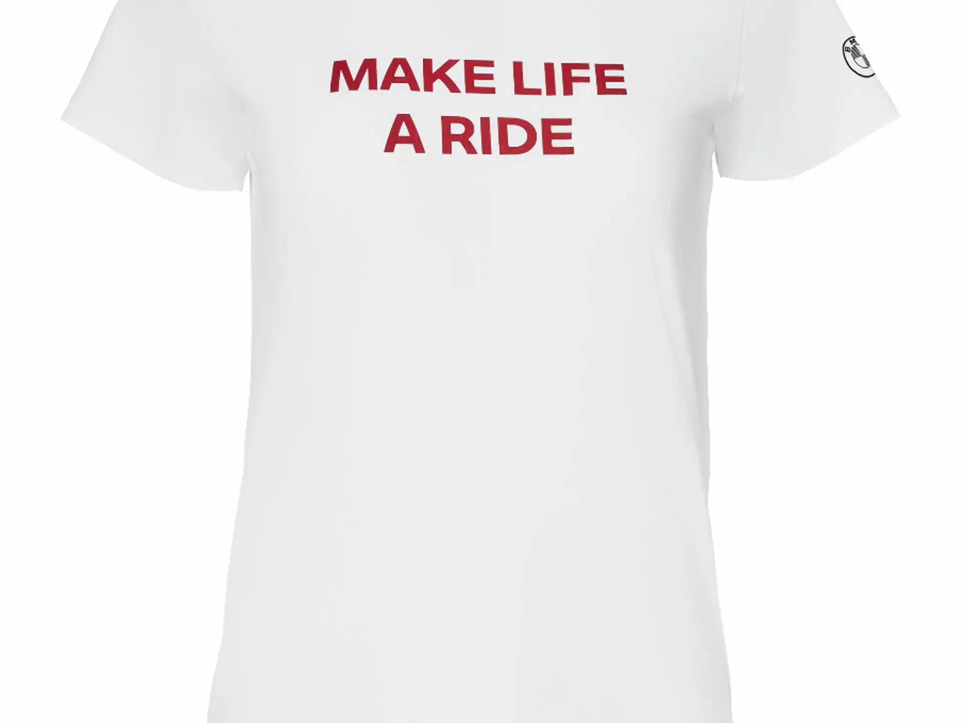 BMW Motorrad T-Shirt Make Life a Ride Damen weiß