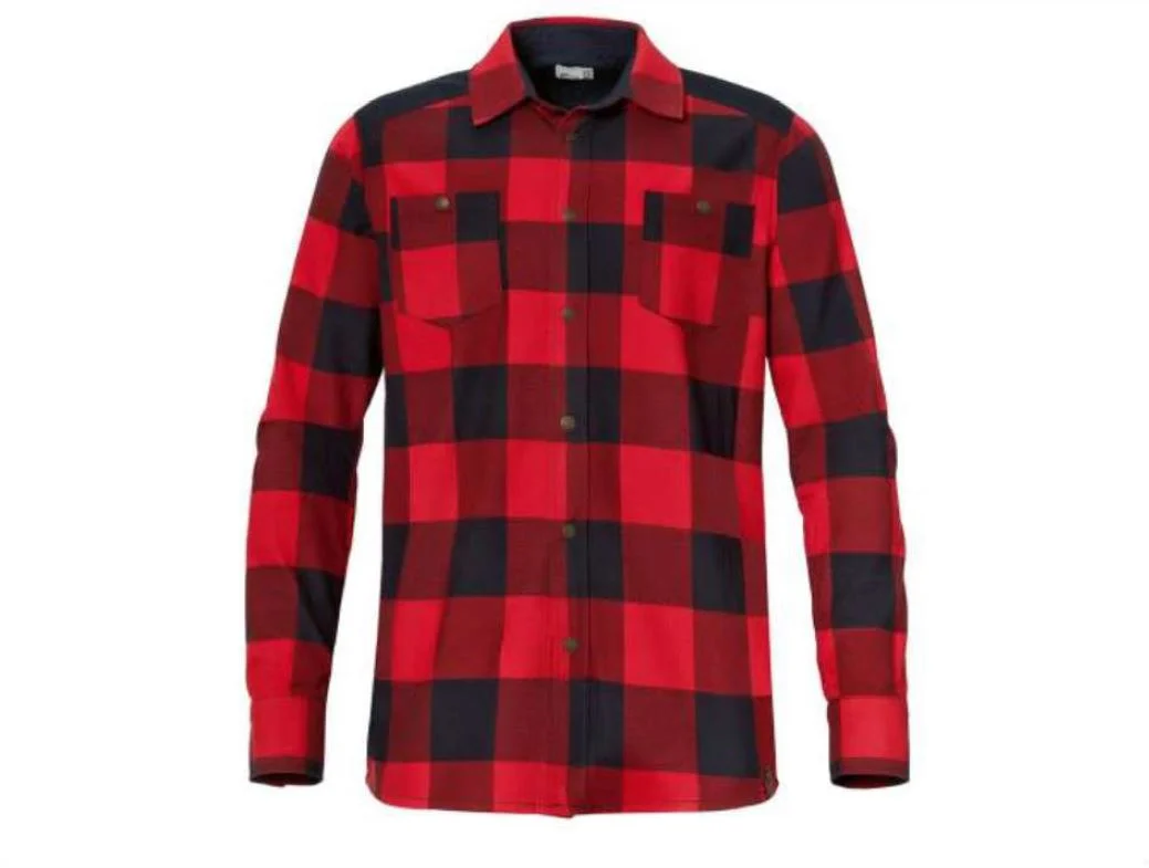 BMW Shirt Checked Herren rot