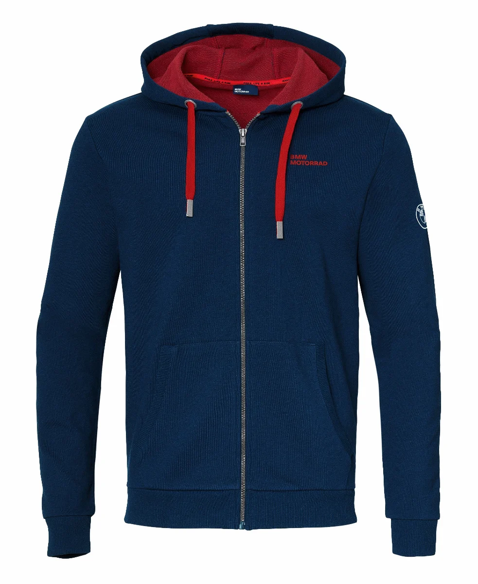 BMW Motorrad Zip-Hoodie Make Life a Ride nachtblau Herren