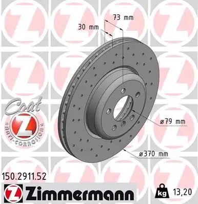 ZIMMERMANN Bremsscheibe IZIN150291152