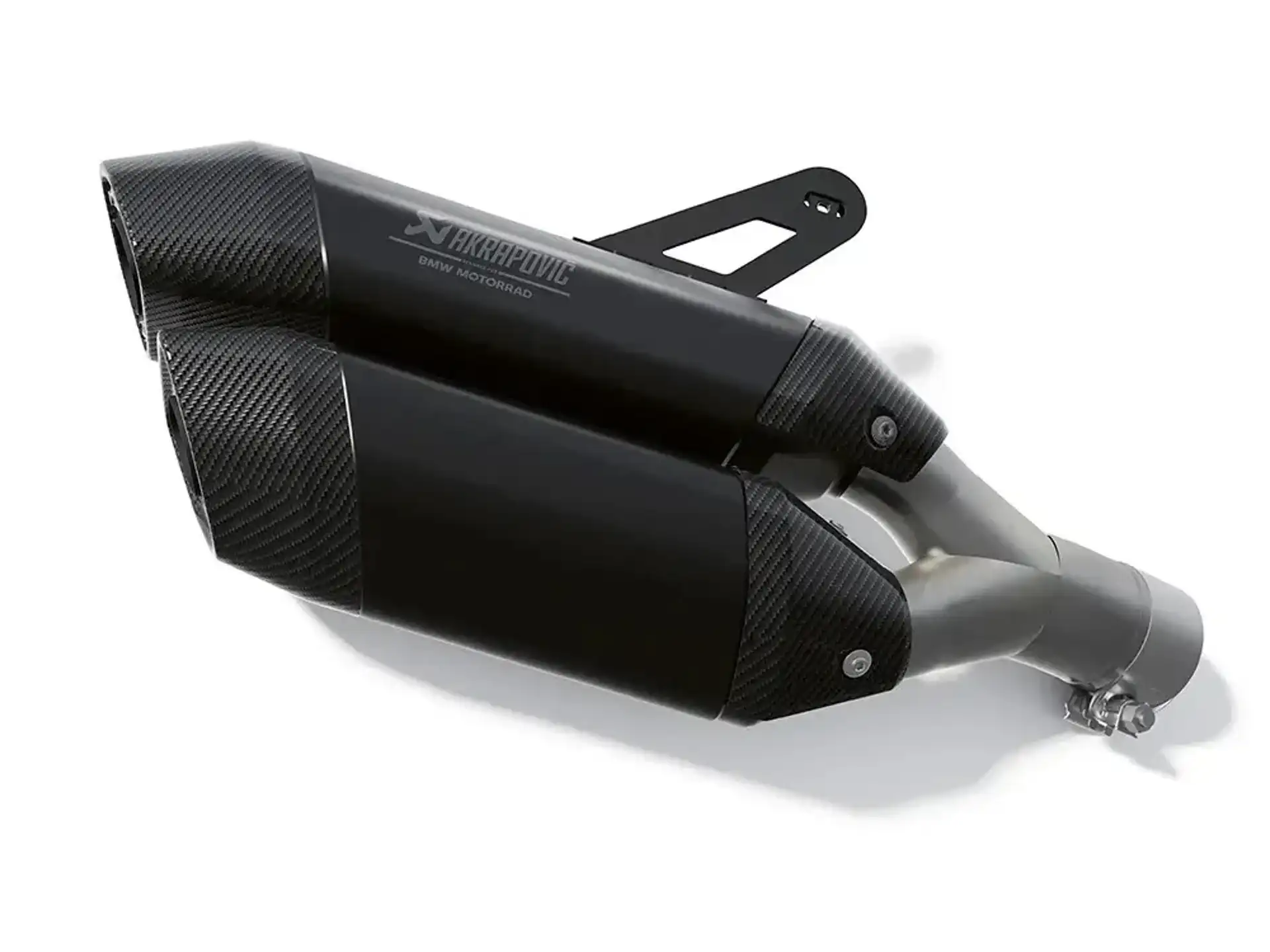 BMW Motorrad Satz Doppelschalldämpfer schwarz (Akrapovic) – R1300GS