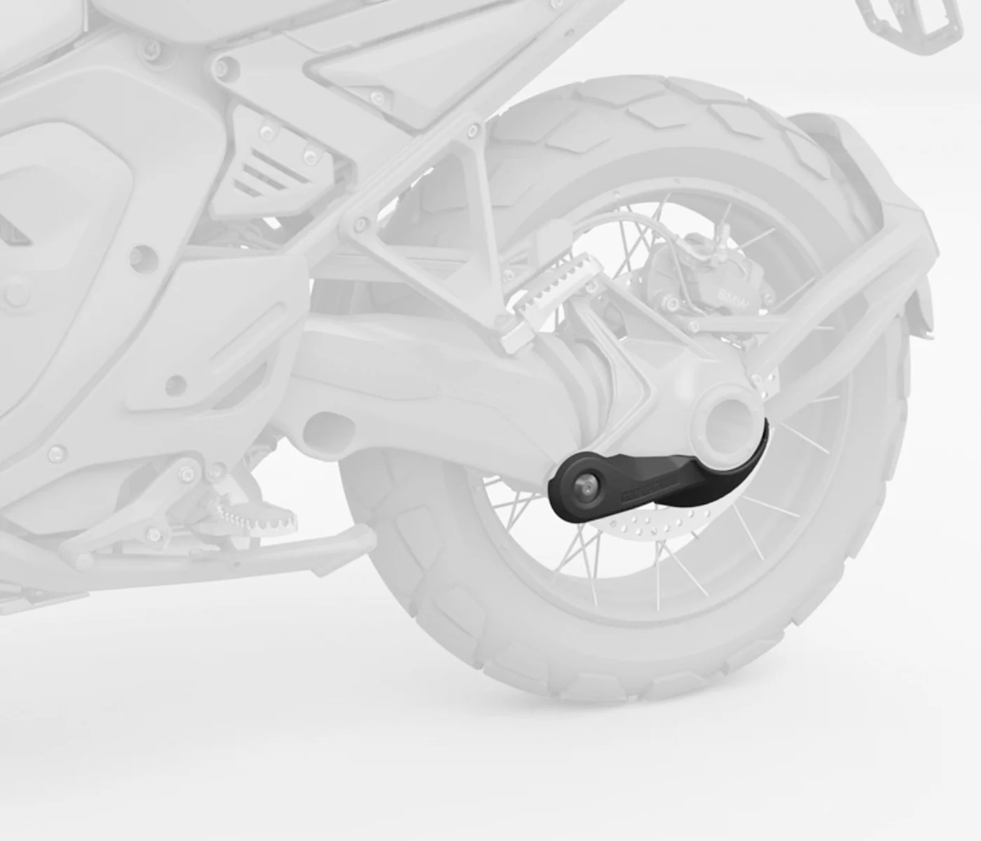 MW Motorrad Winkelgetriebeschutz Schwarz für R 1300 GS Adventure