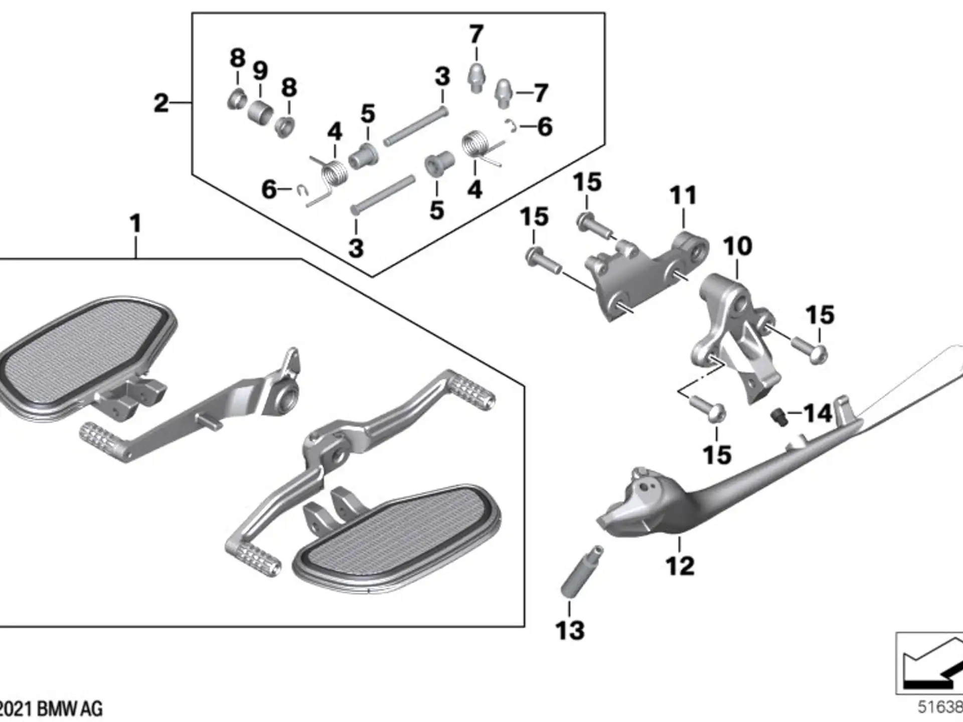 BMW Satz Trittbretter vorn 77258386743