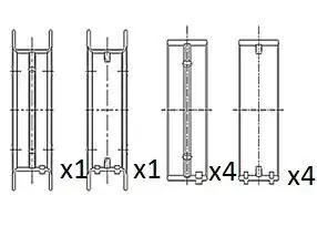 FAI AUTOPARTS Kurbelwellenlager IFASBM1040STD