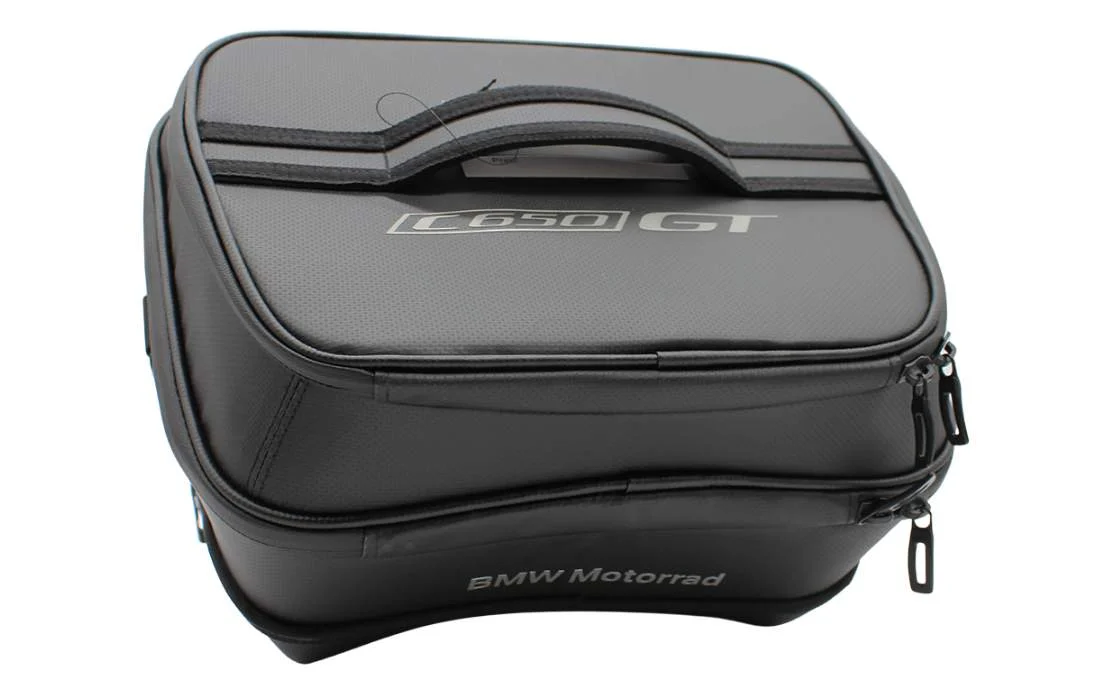 Mitteltunnel-Tasche schwarz für Motorräder von BMW