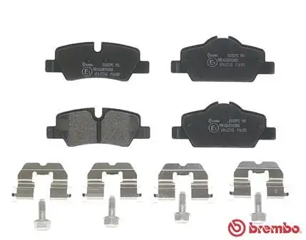 BREMBO Bremsbelagsatz, Scheibenbremse IBROP06090