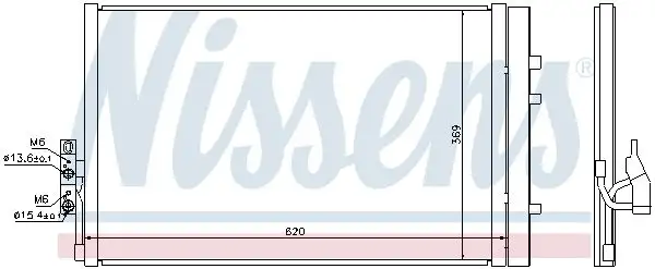 NISSENS Kondensator, Klimaanlage INIS940226