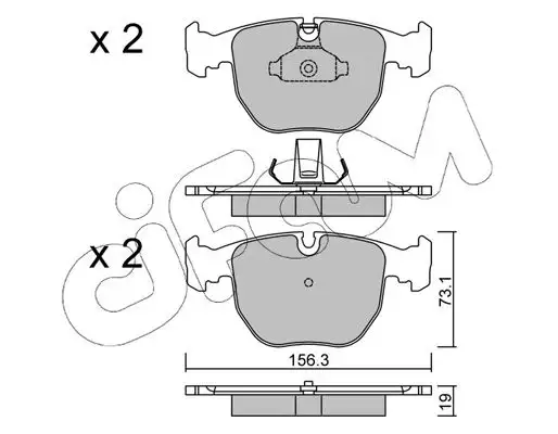 CIFAM Bremsbelagsatz, Scheibenbremse ICIM8225590