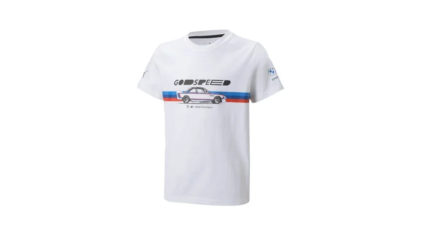 BMW M Motorsport CAR T-Shirt Kinder Vorderseite