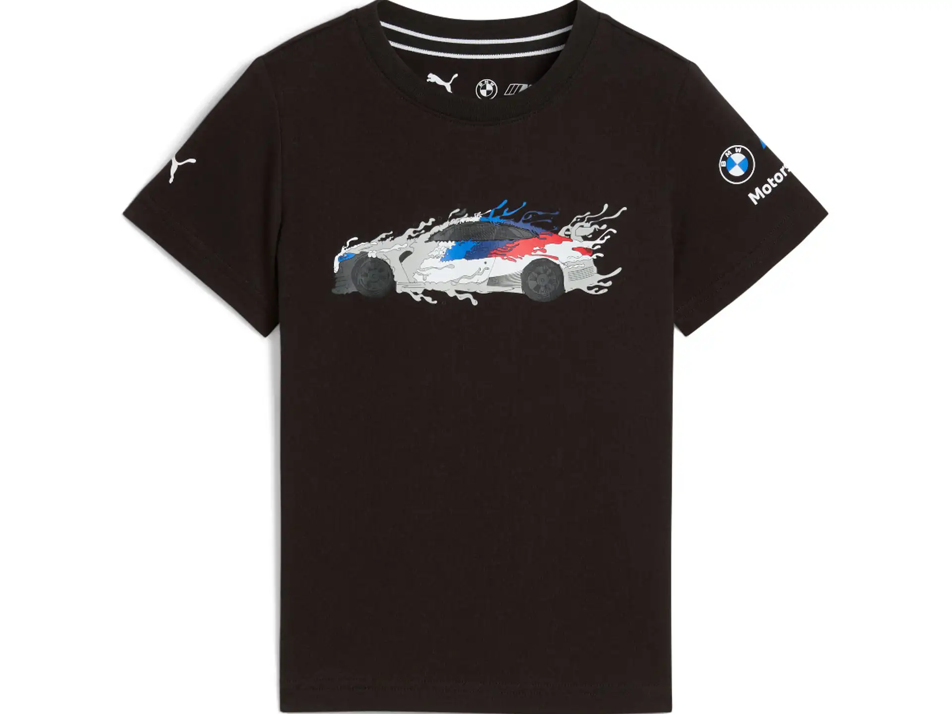 BMW M Motorsport Vorschul T-Shirt Kinder schwarz
