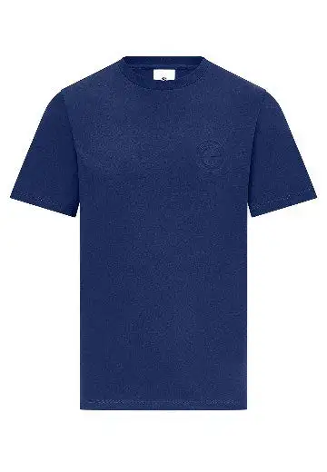 BMW T-Shirt Logo geprägt klein Unisex blau