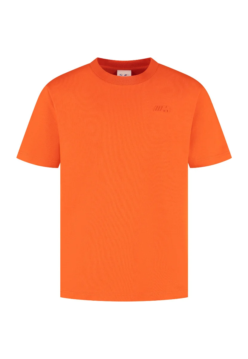 BMW M T-Shirt Logo Reverse Unisex orange