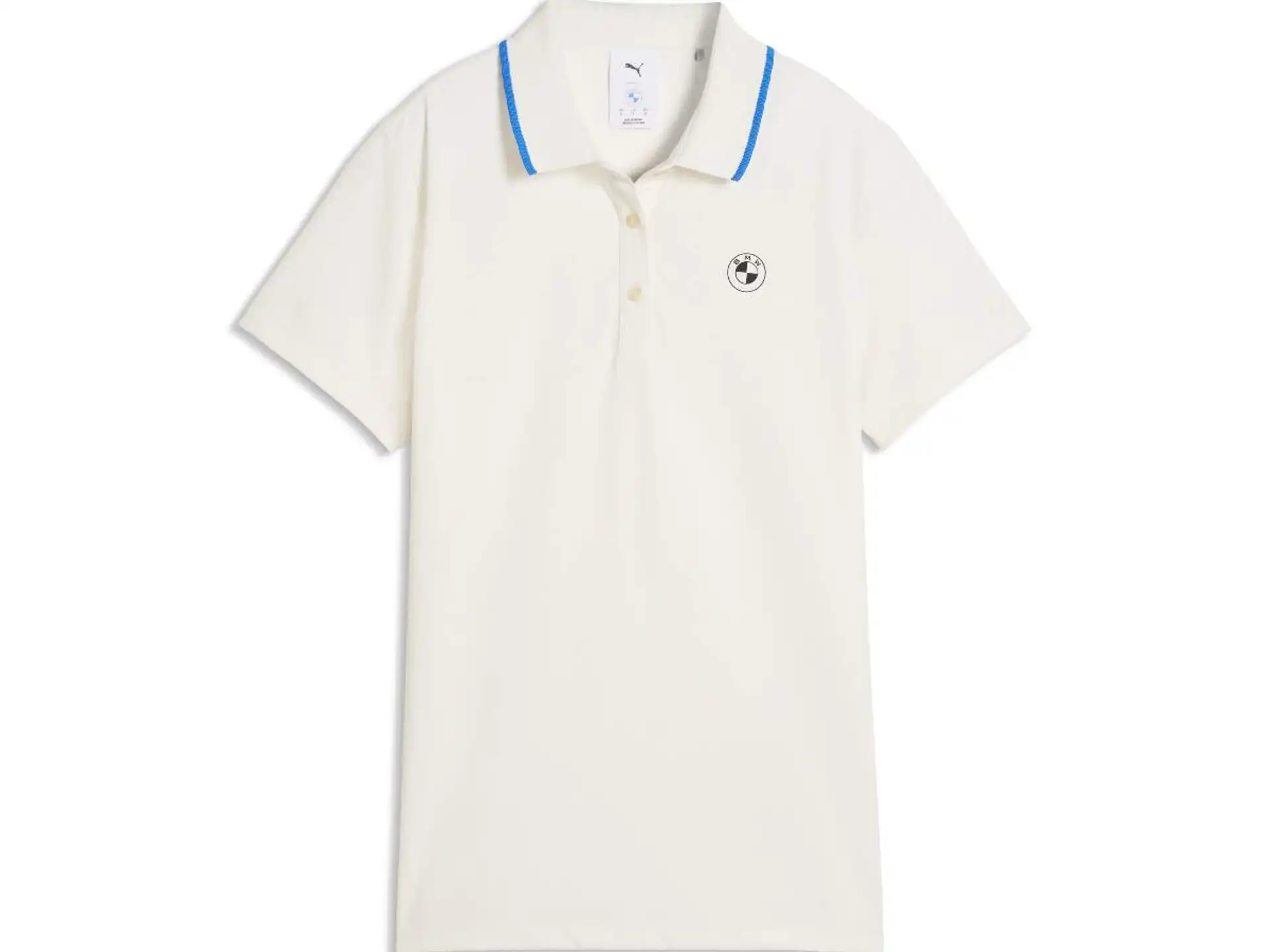 BMW Twisted Diamond Poloshirt Damen warmweiß