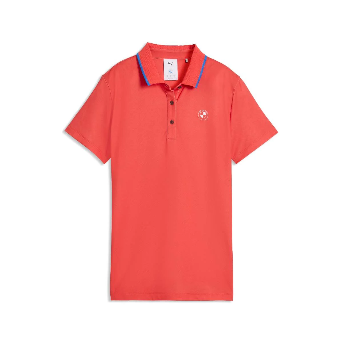 BMW Twisted Diamond Poloshirt Damen dunkles orange