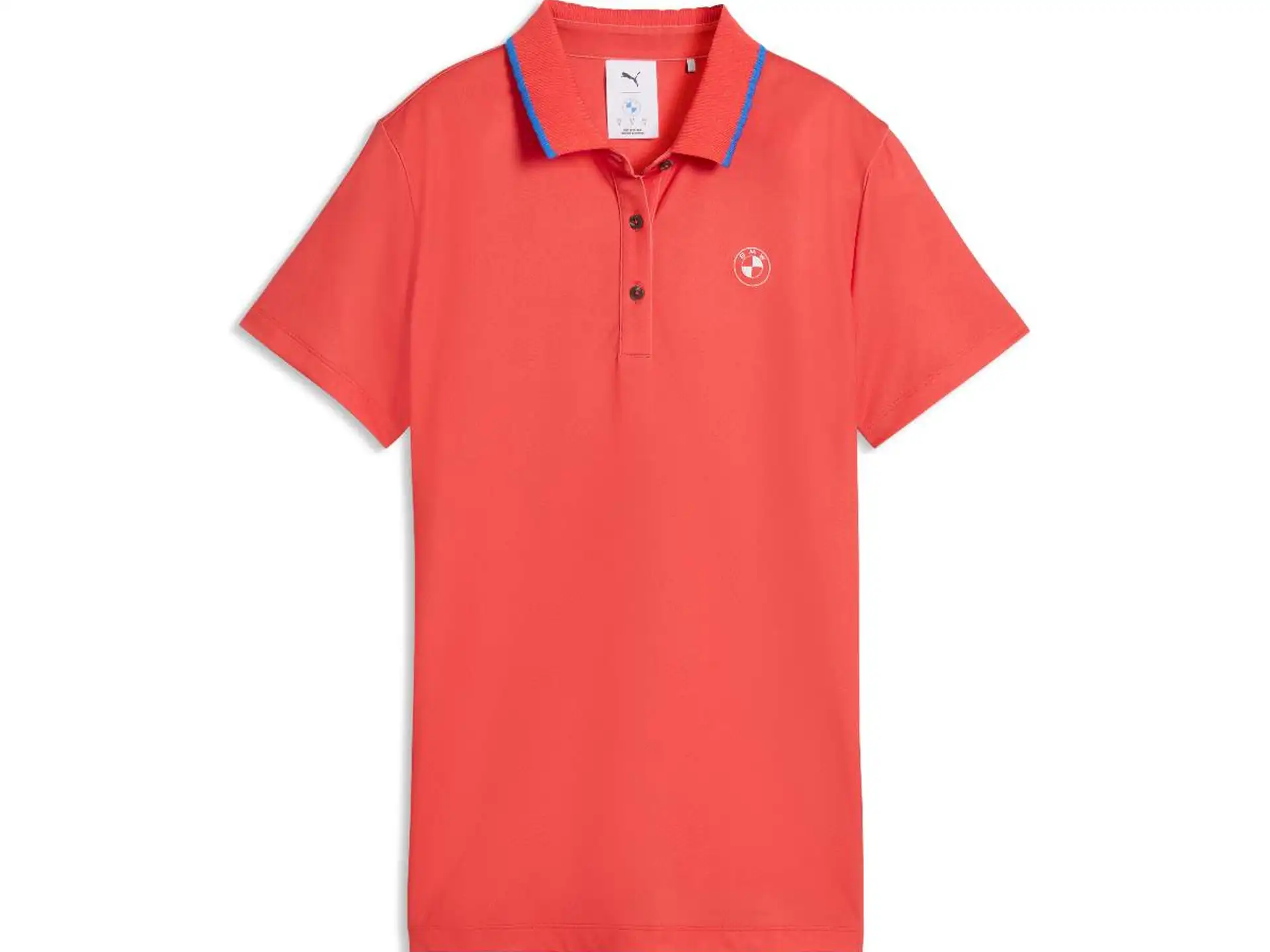 BMW Twisted Diamond Poloshirt Damen dunkles orange