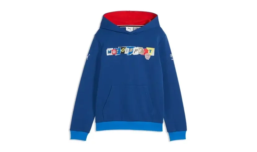 BMW M Motorsport Kids Grafik Hoodie SMU Kinder blau