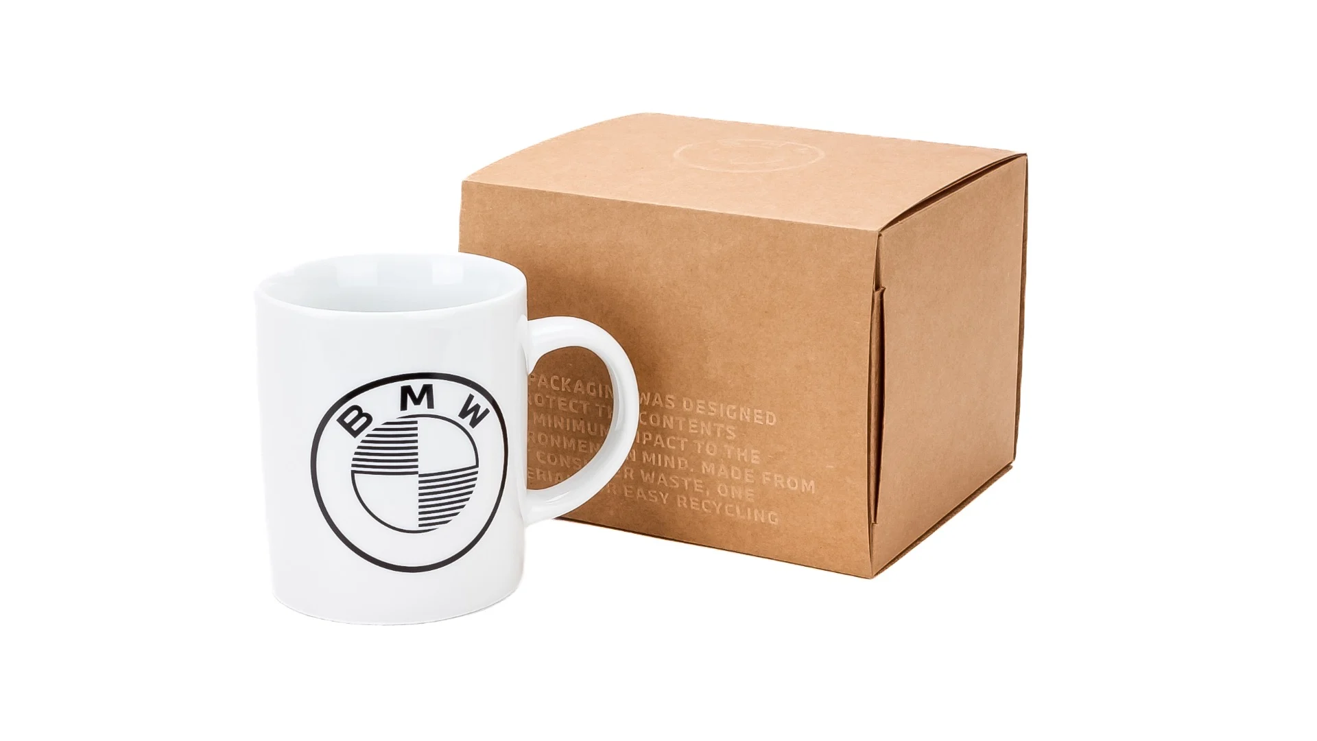 BMW Tasse Logo Weiss/Schwarz 