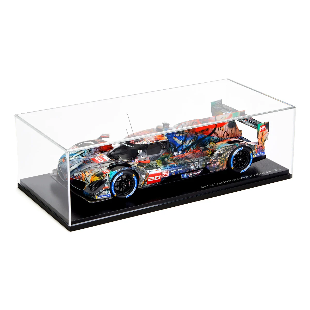 BMW Miniatur Art Car #20 Julie Mehretu, M Hybrid V8 1:18