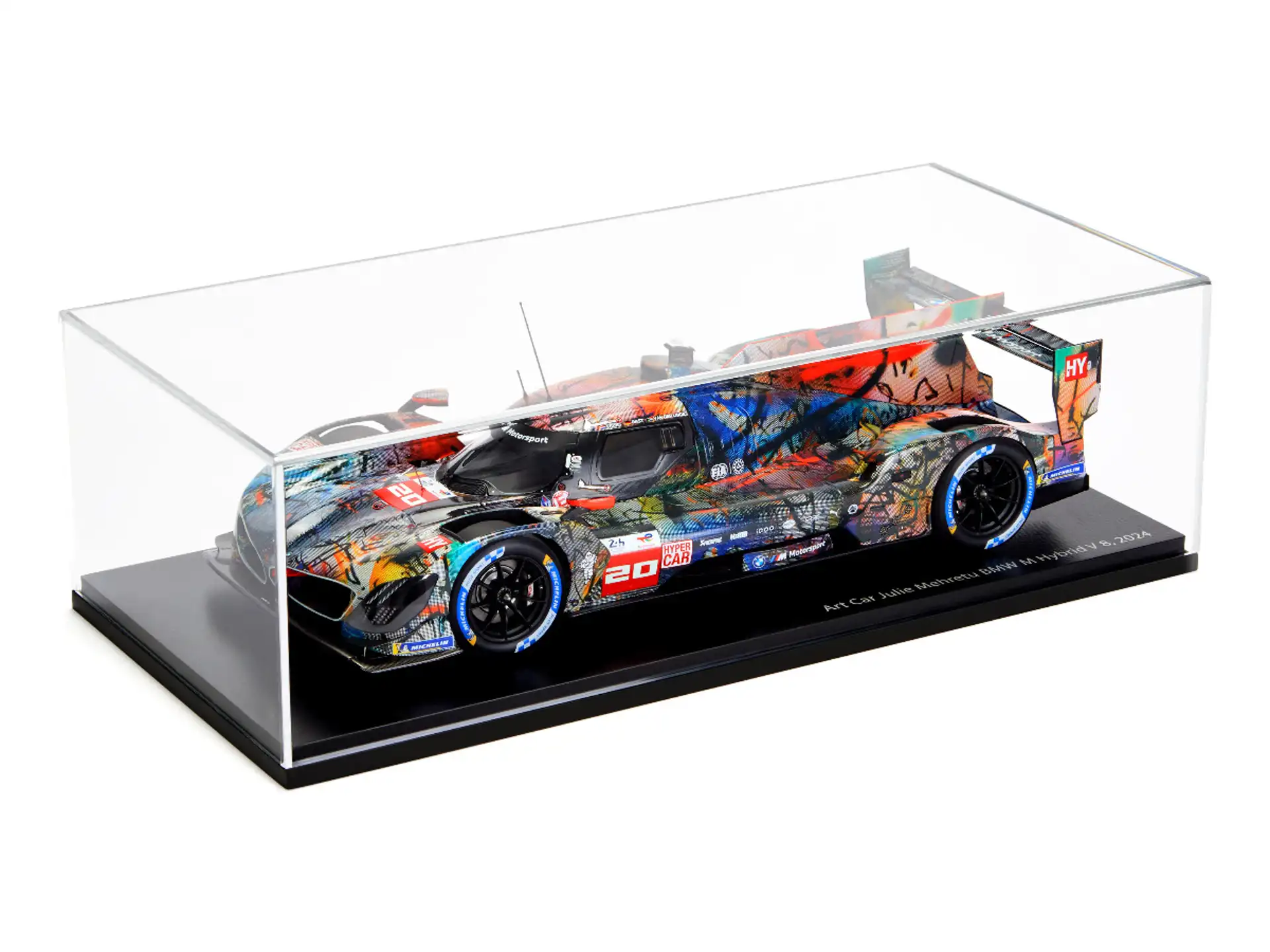 BMW Miniatur Art Car #20 Julie Mehretu, M Hybrid V8 1:18