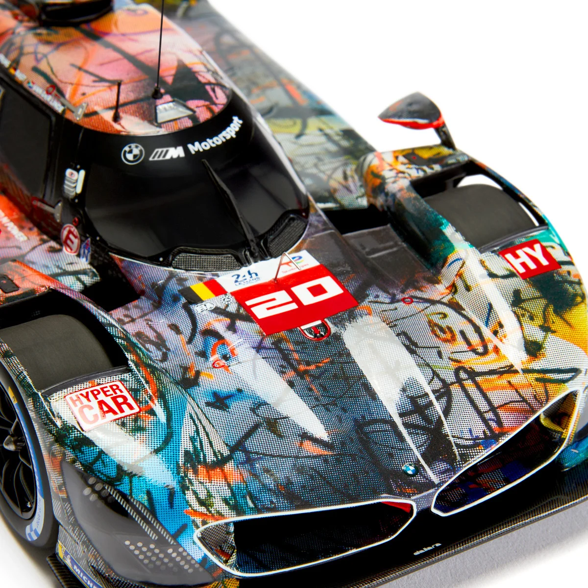 BMW Miniatur Art Car #20 Julie Mehretu, M Hybrid V8 1:18
