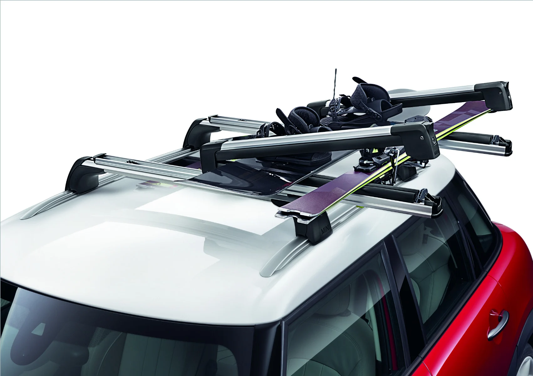 MINI Ski- und Snowboard-Halterung ausziehbar
