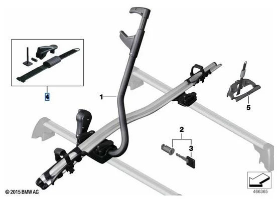 BMW & MINI Ersatzteilekit Fahrradhalter