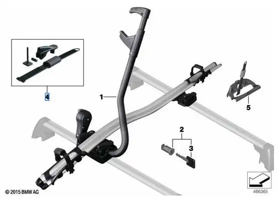 BMW & MINI Ersatzteilekit Fahrradhalter - 1er 3er 5er 7er X1