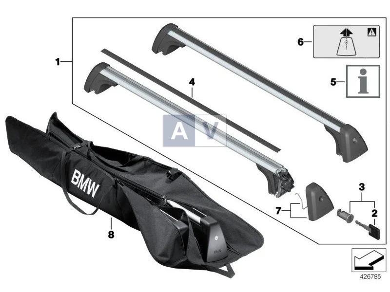 Abdeckkappe inkl. Bügel für Dachträgersystem [similar]
