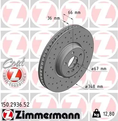 ZIMMERMANN Bremsscheibe IZIN150293652
