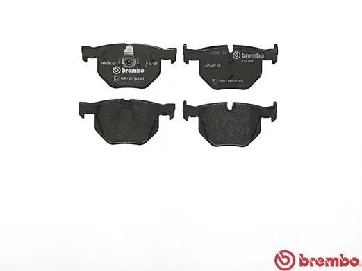 BREMBO Bremsbelagsatz, Scheibenbremse IBROP06033