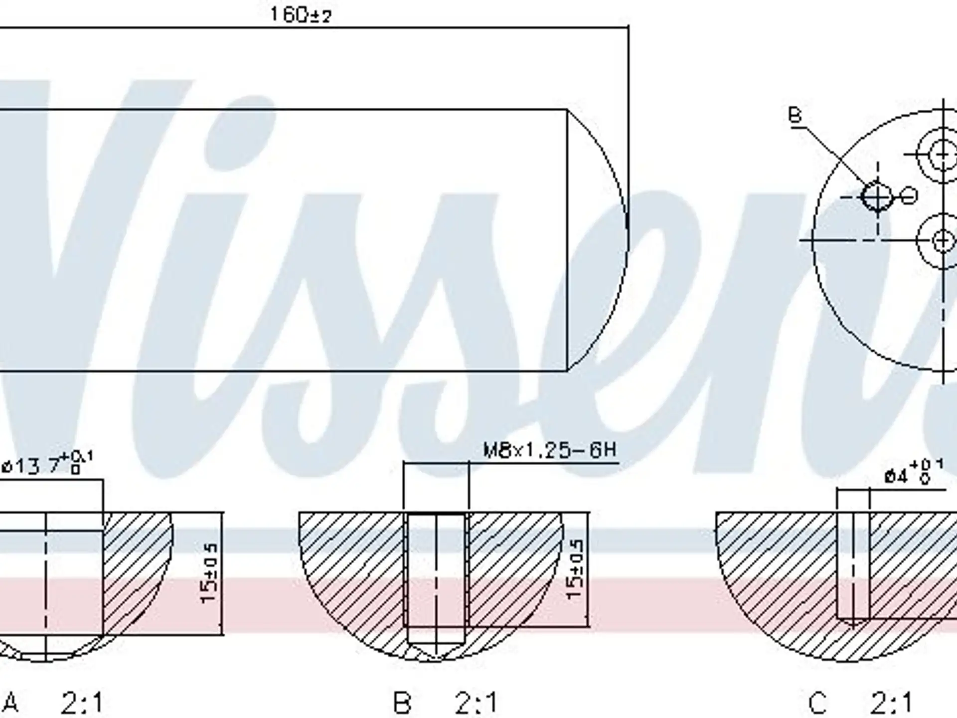 NISSENS Trockner, Klimaanlage INIS95172