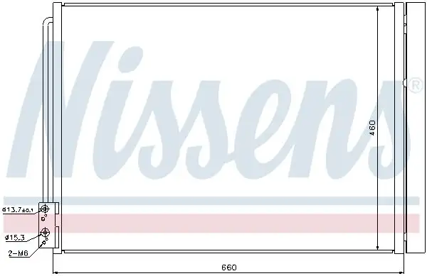 NISSENS Kondensator, Klimaanlage INIS940110
