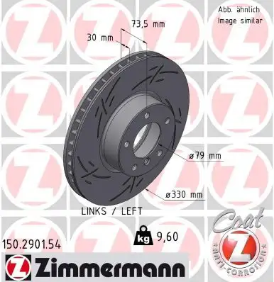 ZIMMERMANN Bremsscheibe 4250238788959