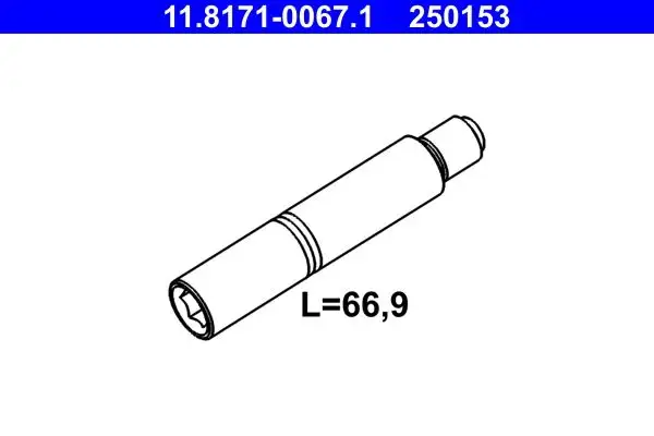 ATE Führungsbolzen, Bremssattel IATE11817100671