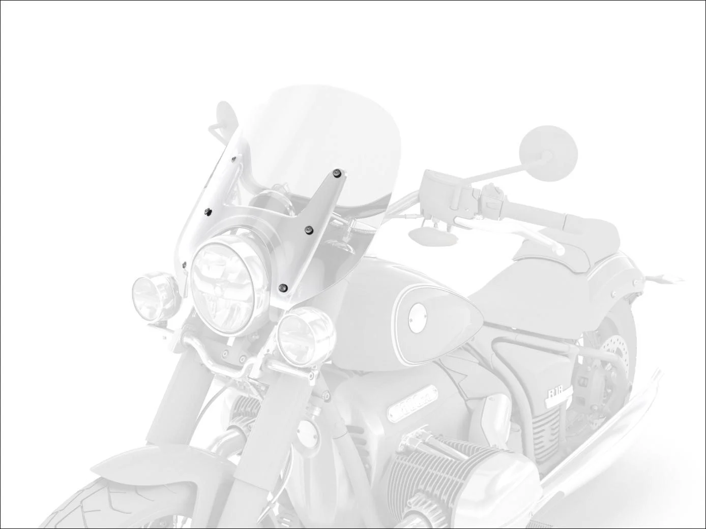 BMW Motorrad Windschild mittel klar K34