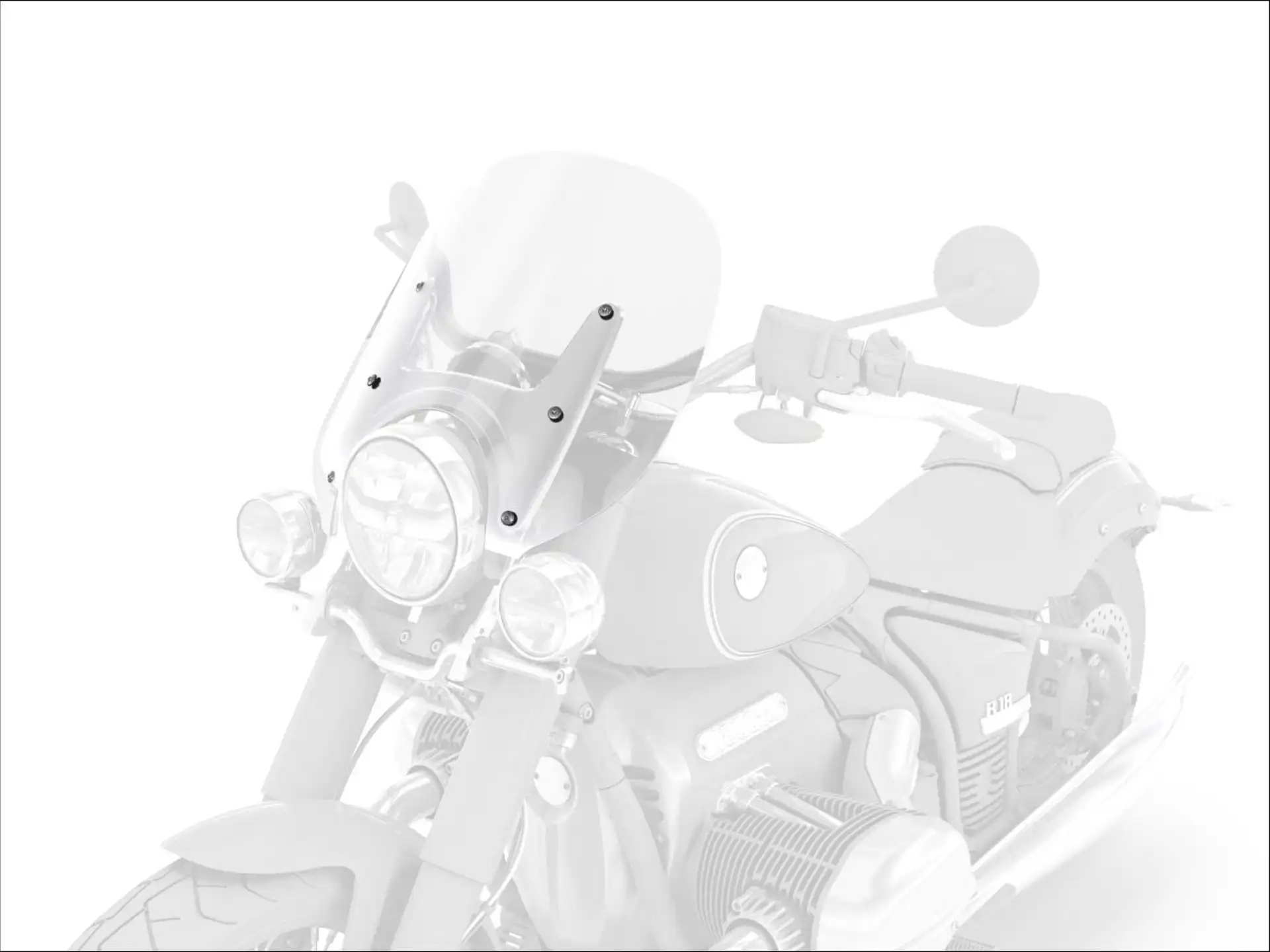 BMW Motorrad Windschild mittel klar K34