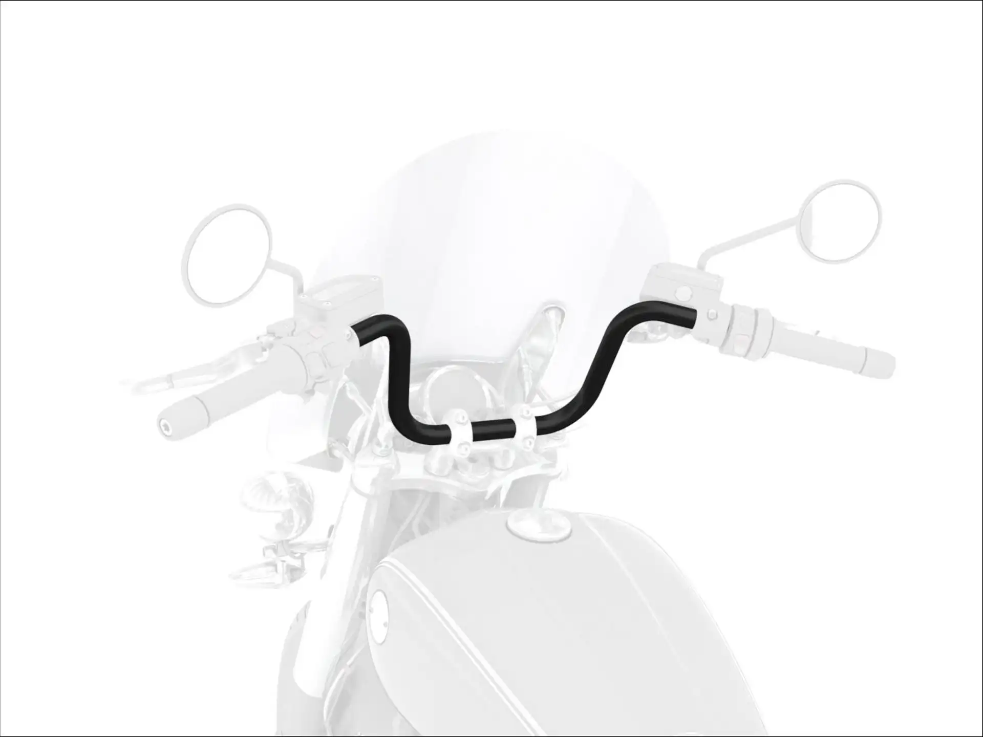 BMW Motorrad Lenker Apehanger schwarz 6,5 Zoll K34