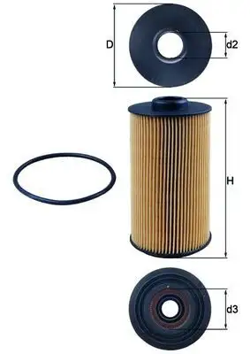 KNECHT Ölfilter 4009026201619