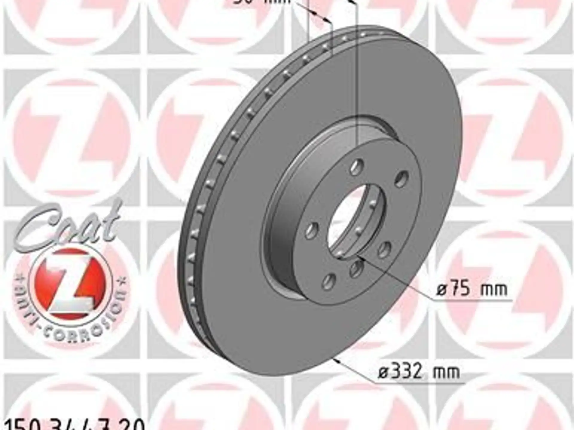 ZIMMERMANN Bremsscheibe 4250238720621