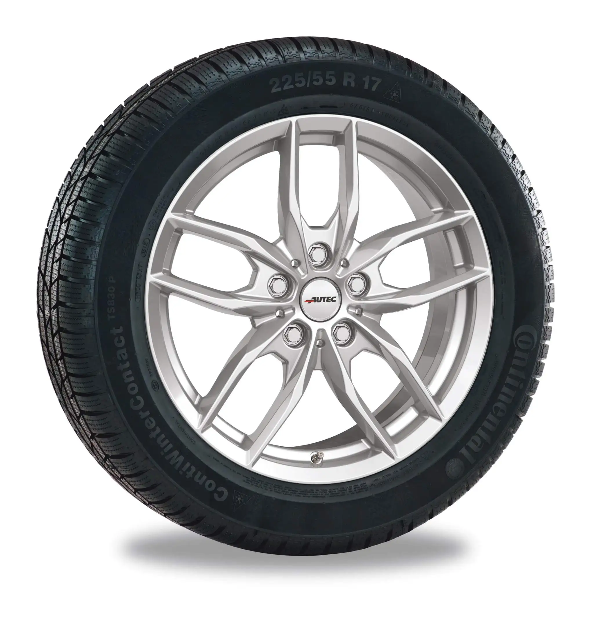 AUTEC Winterkompletträder Bavaris 17/17 R17 brillantsilber RDKS P