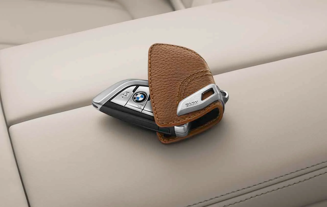 BMW Schlüsseletui sattelbraun-3