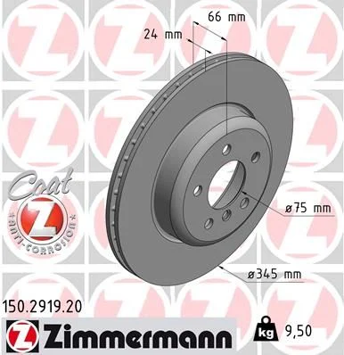 ZIMMERMANN Bremsscheibe IZIN150291920