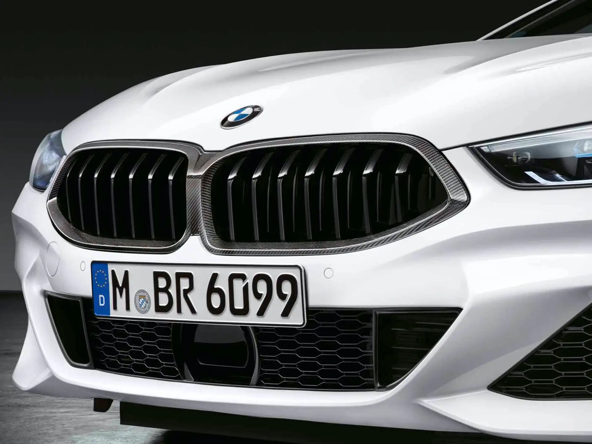 BMW M Performance Frontziergitter für Fahrzeuge mit SA5DN (iCam) 8er G14 G15 G16