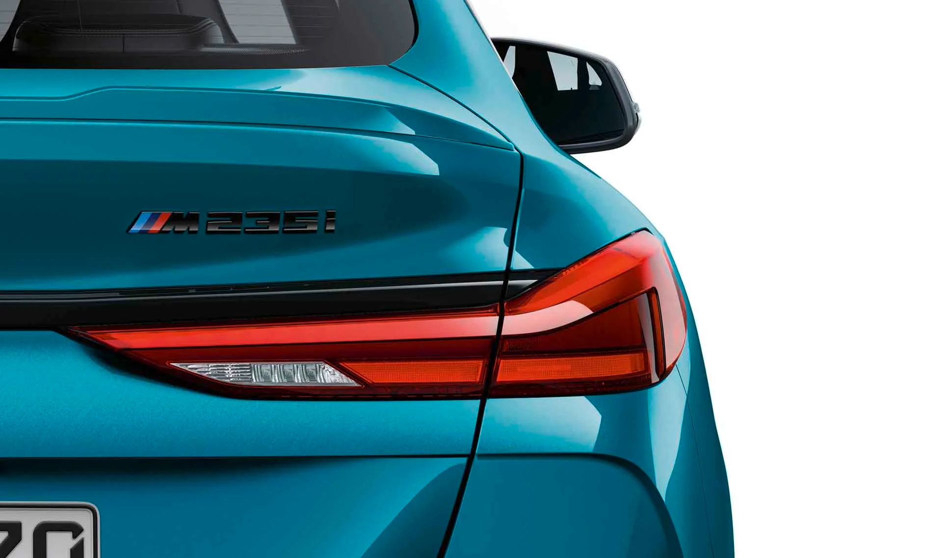 BMW Schwarz lackierte Schriftzug M235i F44