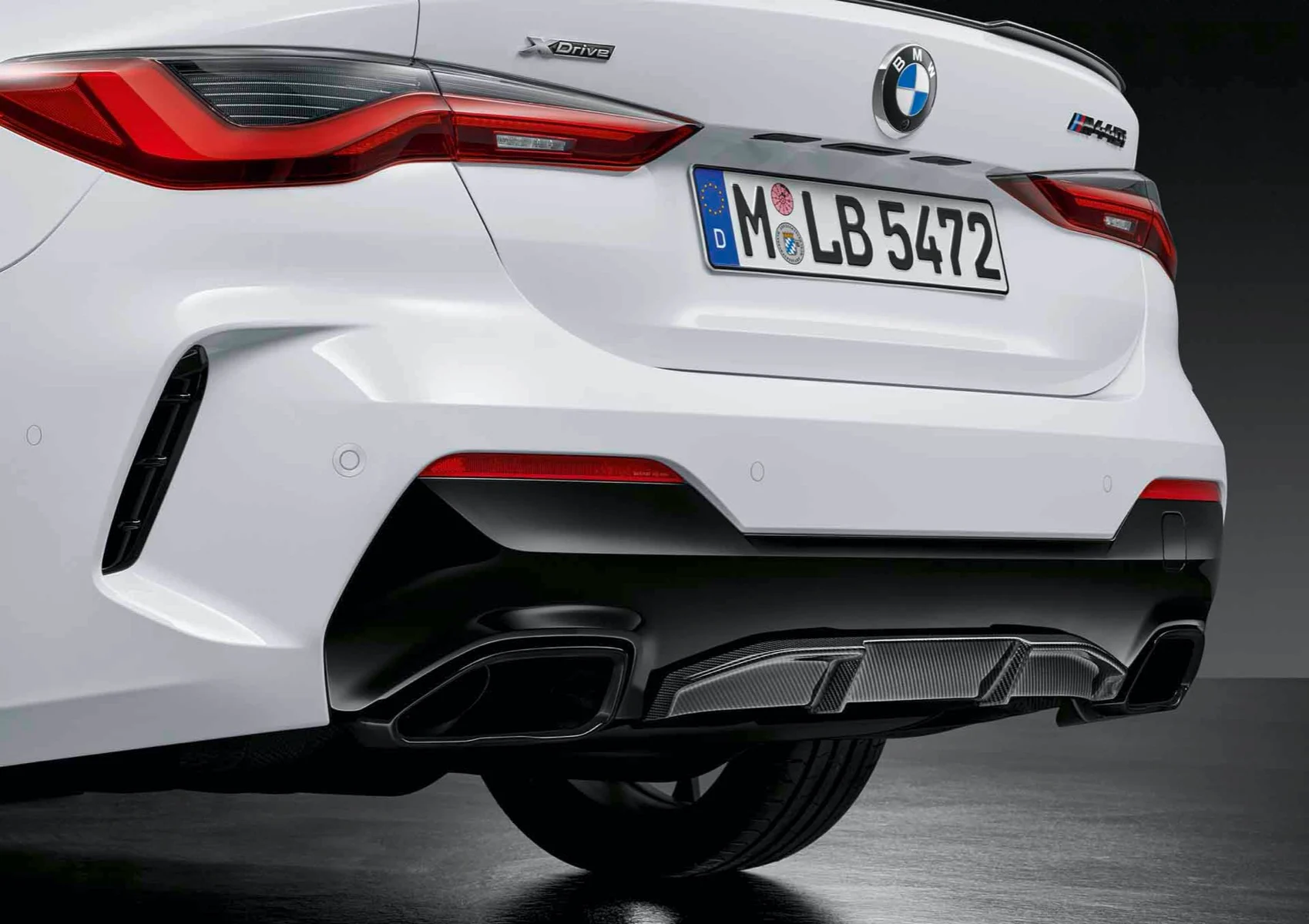 BMW Blende hinten unten Carbon 4er G22 G23