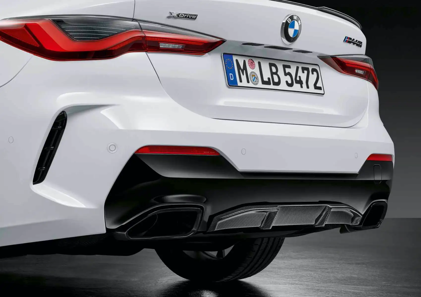 BMW Blende hinten unten Carbon 4er G22 G23