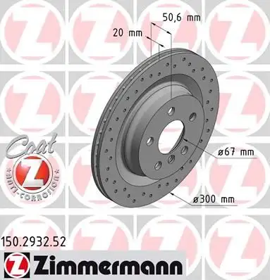 ZIMMERMANN Bremsscheibe IZIN150293252