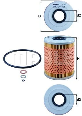 KNECHT Ölfilter IKNTOX187D