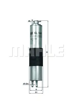 KNECHT Kraftstofffilter IKNTKL149